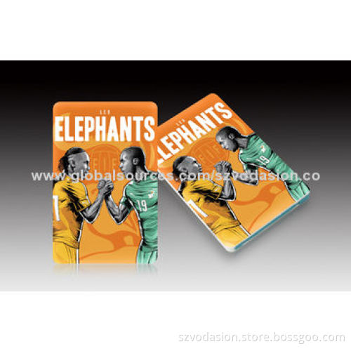 2014 New Design World Cup Name Card 2,500mAh Power Banks for iPhone/iPad/iPod